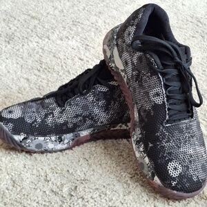 Women's Size 8 black floral NoBull Athletic shoes